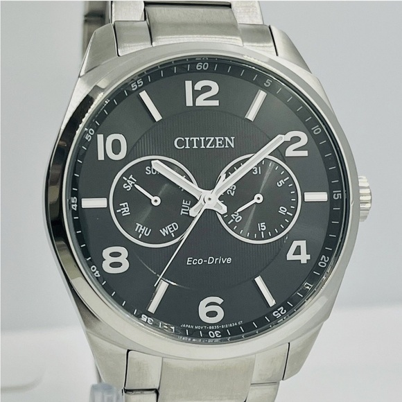 Citizen Eco-Drive Corso Stainless Steel Men's Watch AO9020-84E Brand New - Picture 6 of 9
